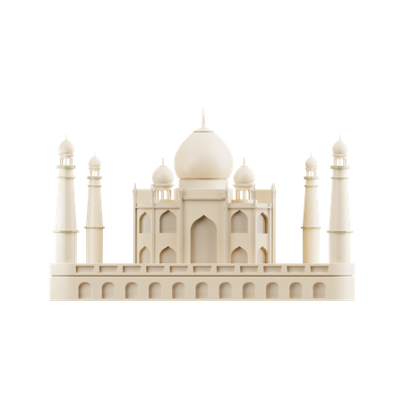 Taj mahal  3D Icon
