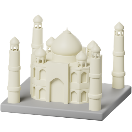 Taj Mahal  3D Icon