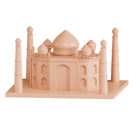 Taj Mahal  3D Icon