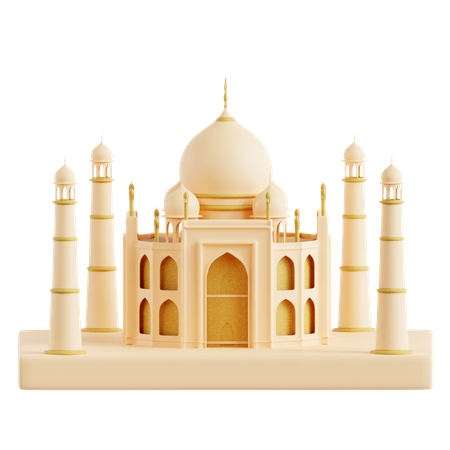 Taj Mahal  3D Icon