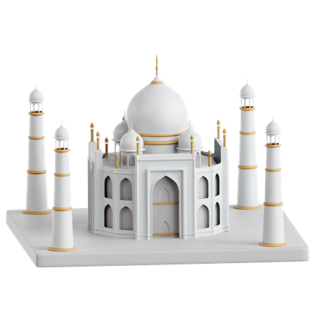Taj Mahal  3D Icon