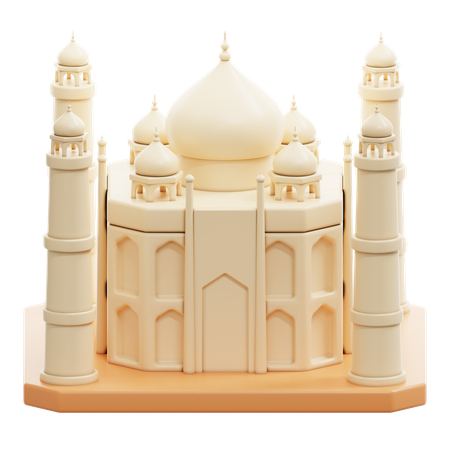 Taj Mahal  3D Icon