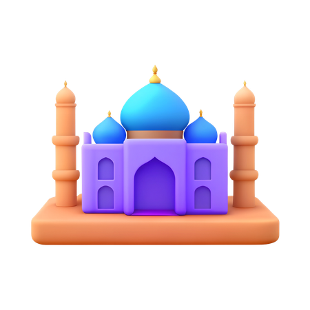 Taj Mahal  3D Icon