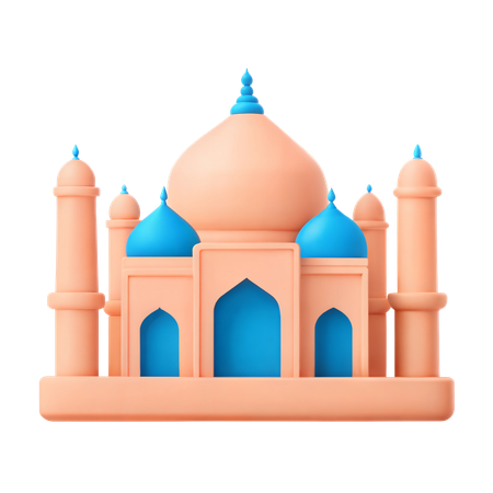 Taj Mahal  3D Icon