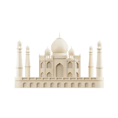 Taj mahal  3D Illustration