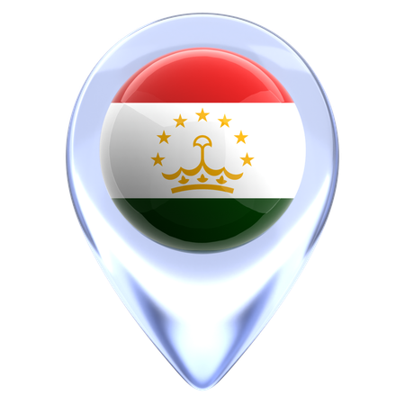 Tajikistan  3D Icon