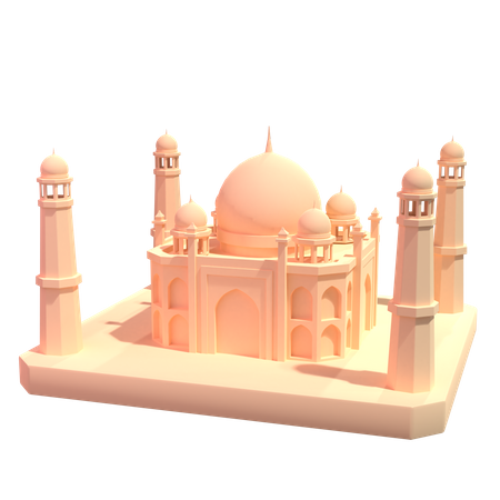 Tajmahal  3D Illustration