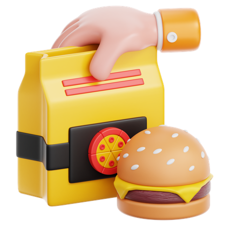 Take Away  3D Icon