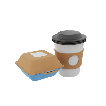 Take Away  3D Icon