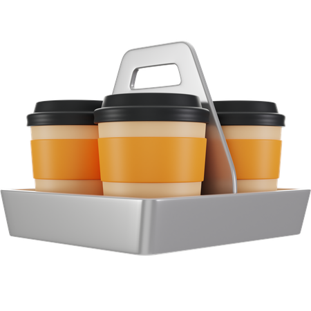 Take Away Coffe  3D Icon