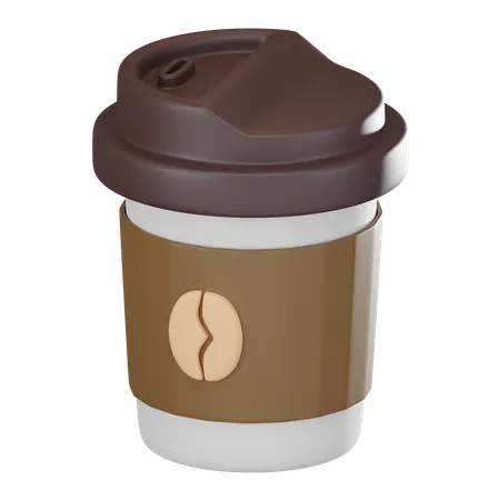 3 D Coffee Cup Modern Stylish Icon Perfect For Expressing Essence Of Morning Rituals Cafe Culture And The Love For Coffee 3 D Render Illustration 3D Icon