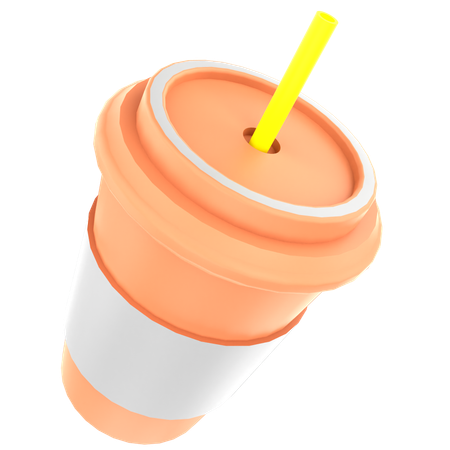 コーヒーを持ち帰り  3D Icon