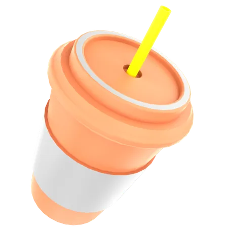 コーヒーを持ち帰り  3D Icon