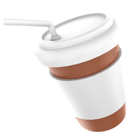 コーヒーを持ち帰り  3D Icon