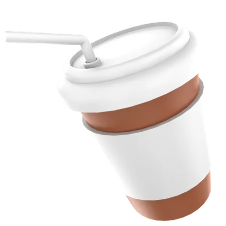 コーヒーを持ち帰り  3D Icon