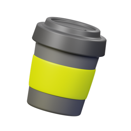 コーヒーを持ち帰り  3D Icon