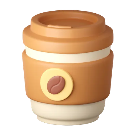 Take Away Coffee  3D Icon