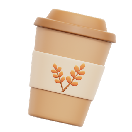 Take Away Coffee  3D Icon