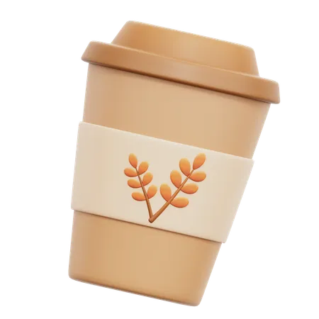 Take Away Coffee  3D Icon