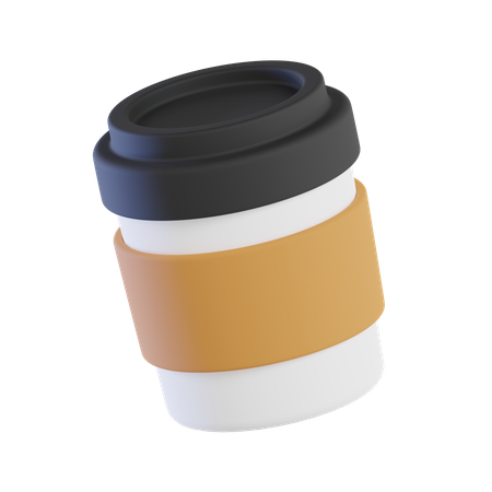 Take Away Coffee  3D Icon