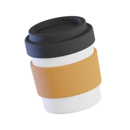 Take Away Coffee  3D Icon