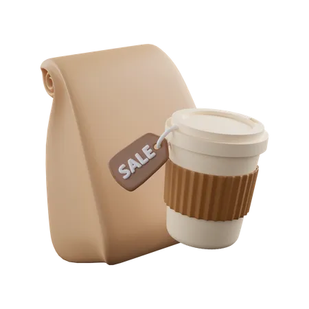 Take Away Coffee  3D Icon