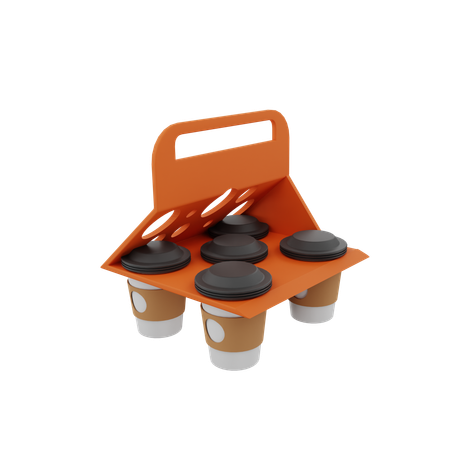 Take Away Coffee  3D Icon