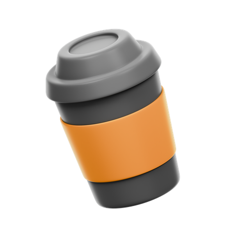 Take Away Coffee  3D Icon