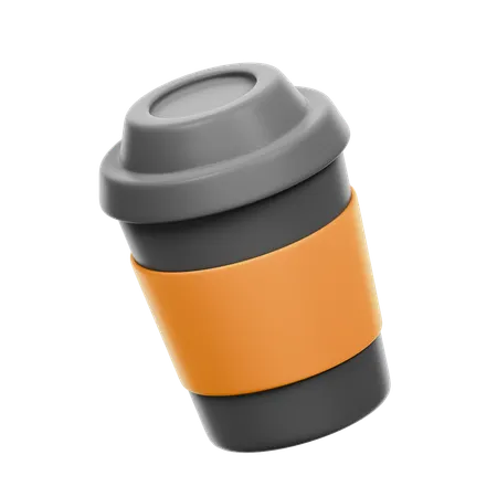 Take Away Coffee  3D Icon