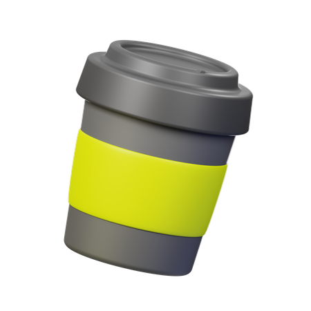 Take Away Coffee  3D Icon