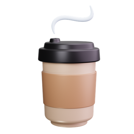 Take Away Coffee  3D Icon