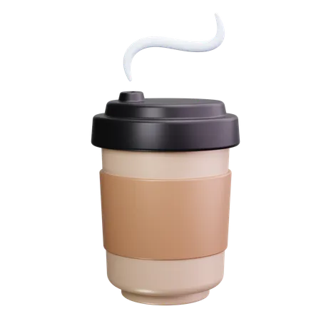 Take Away Coffee  3D Icon