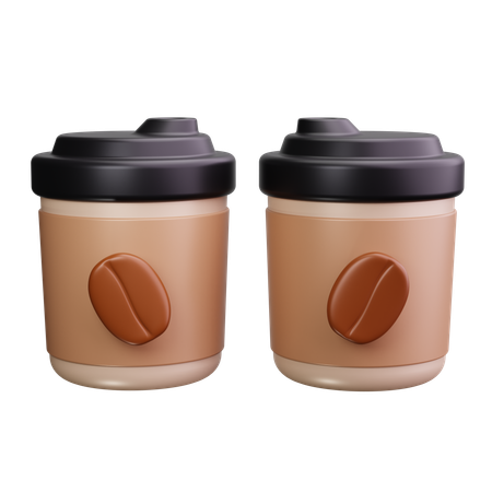 Take Away Coffee  3D Icon