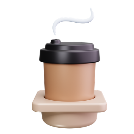 Take Away Coffee  3D Icon