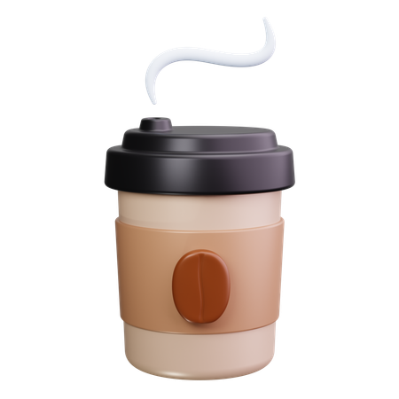 Take Away Coffee  3D Icon