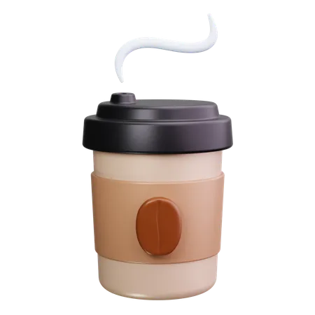 Take Away Coffee  3D Icon