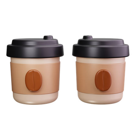 Take Away Coffee  3D Icon