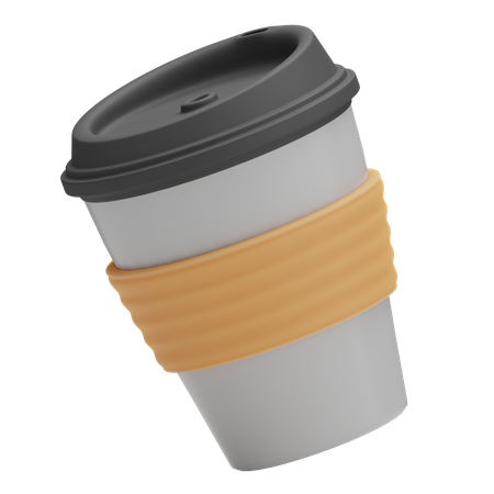 Take Away Coffee  3D Icon