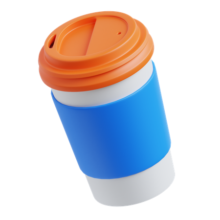 コーヒーカップを持ち帰る  3D Icon