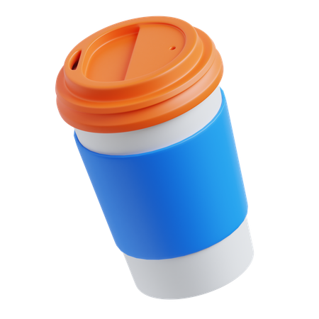 Take Away Coffee Cup  3D Icon