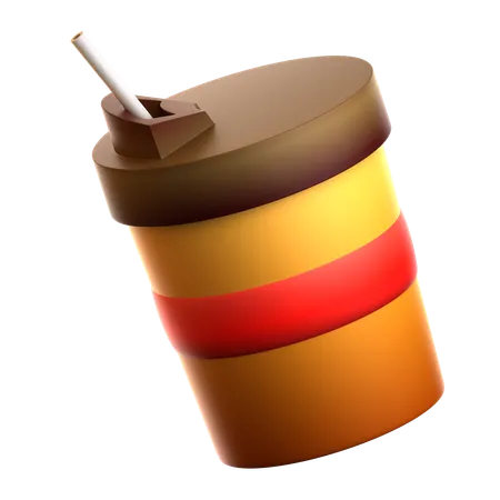Take Away Coffee Cup  3D Icon