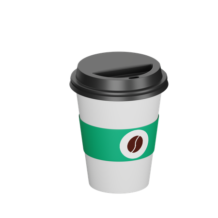 Take Away Coffee Cup  3D Icon