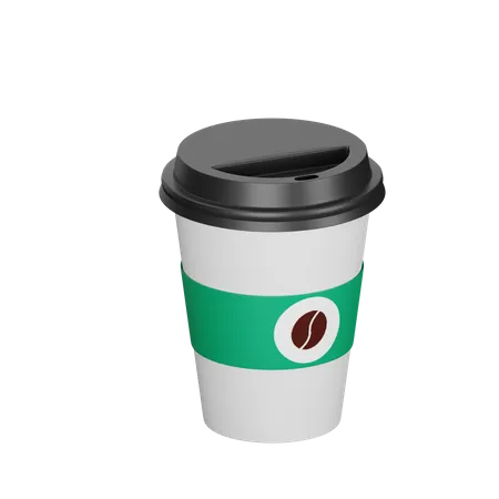 Take Away Coffee Cup 3D Icon