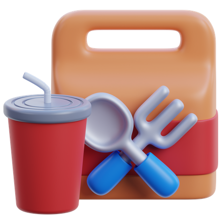 Take Away Drink  3D Icon