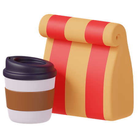 Take Away Food  3D Icon