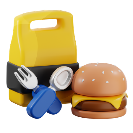 Take away food  3D Icon