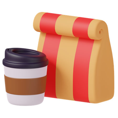 Take Away Food  3D Icon