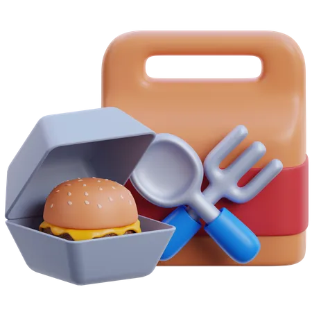 Take Away Food  3D Icon