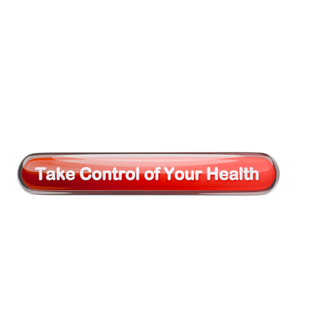 Take Control Of Your Health  3D Icon