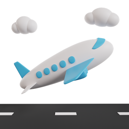 Take Off  3D Icon